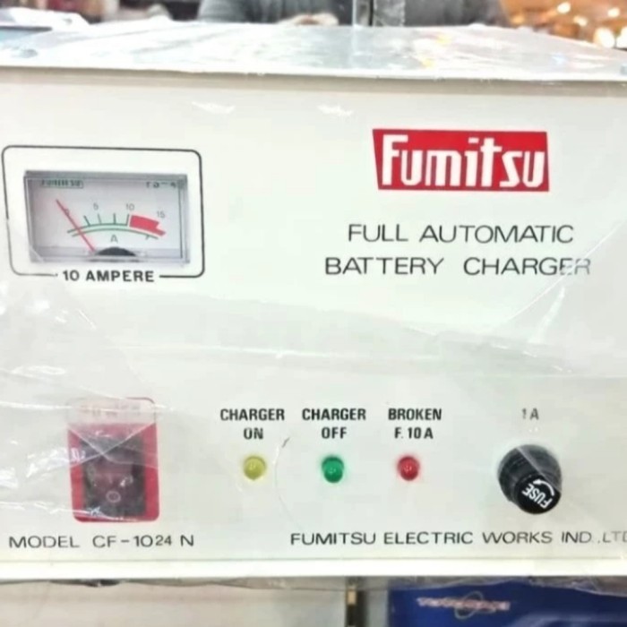 BISA GRAB FUMITSU FULL AUTOMATIC BATTERY CHARGER CF 1024 N 24 10 AMPERE 24 VOLT