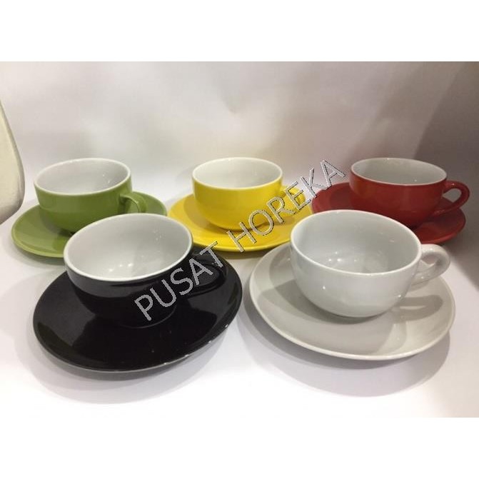 TERLARIS BRESCIA Coffee Cup I Cappucino Cup Porcelain I Cangkir Kopi Susu KOPIN