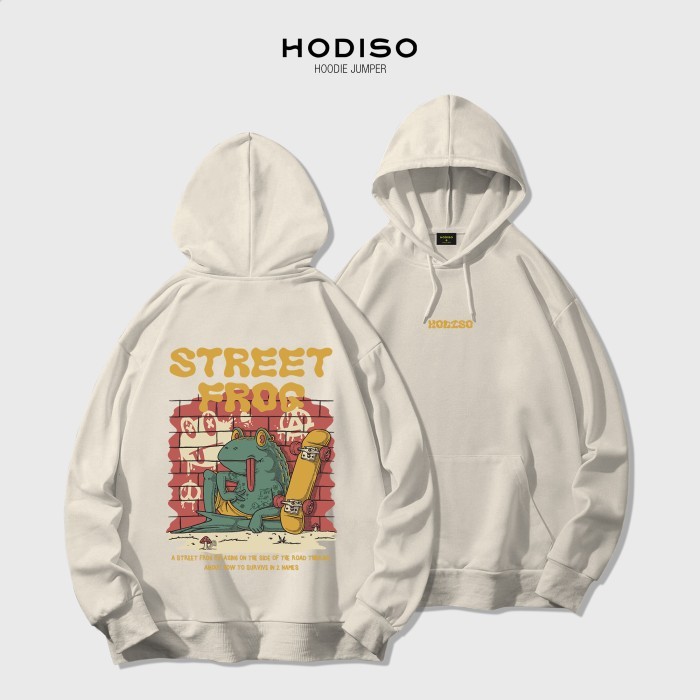 HODISO - Street Frog Hoodie Jumper Pullover