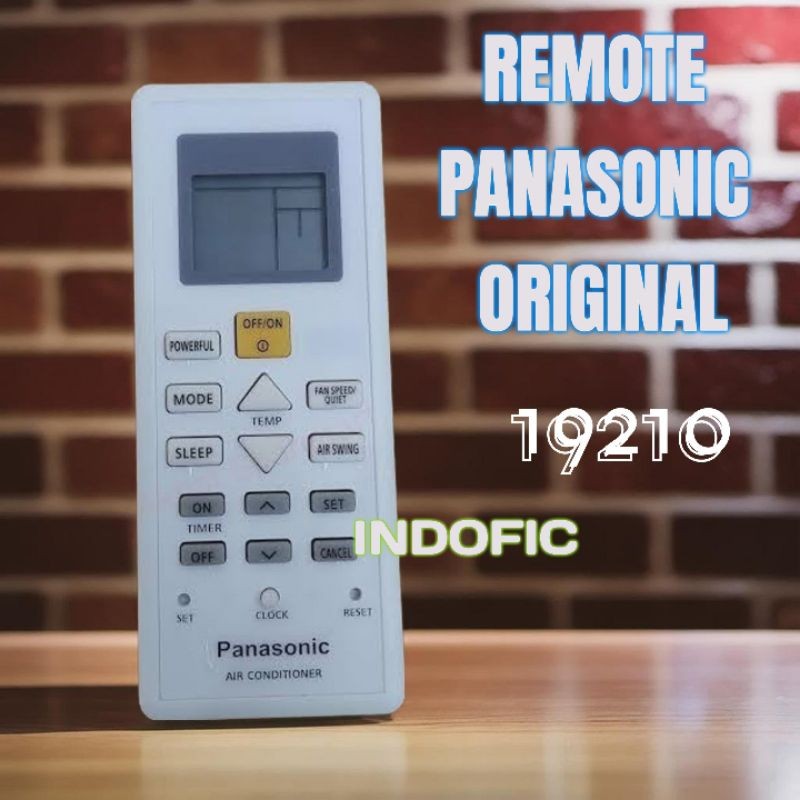REMOTE AC PANASONIC ORIGINAL 19210 REMOT ORI