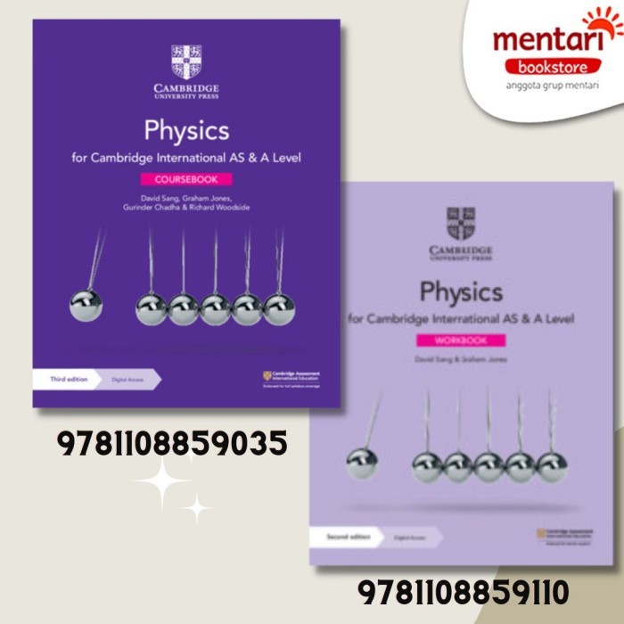 

Sale Cambridge International As &A Level Physics Coursebook/Buku Sma Fisika