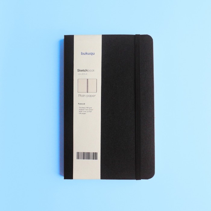 

Sale Bukuqu Sketchbook A5 140 Gsm Portrait/Natural Paper-Hardcover/Notebook Gambar/ Lukis/ Cat Air