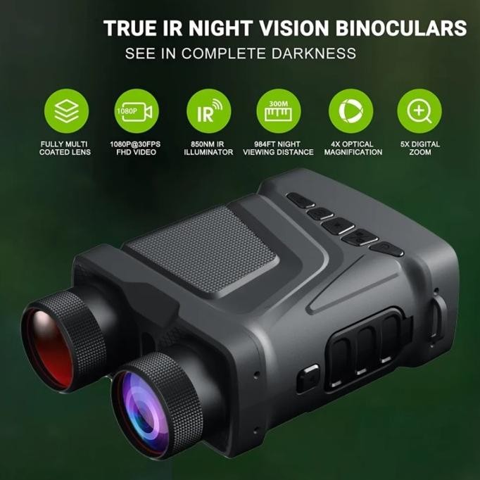 Teropong Night Vision Penglihatan Malam Hunting Teleskop Binocular