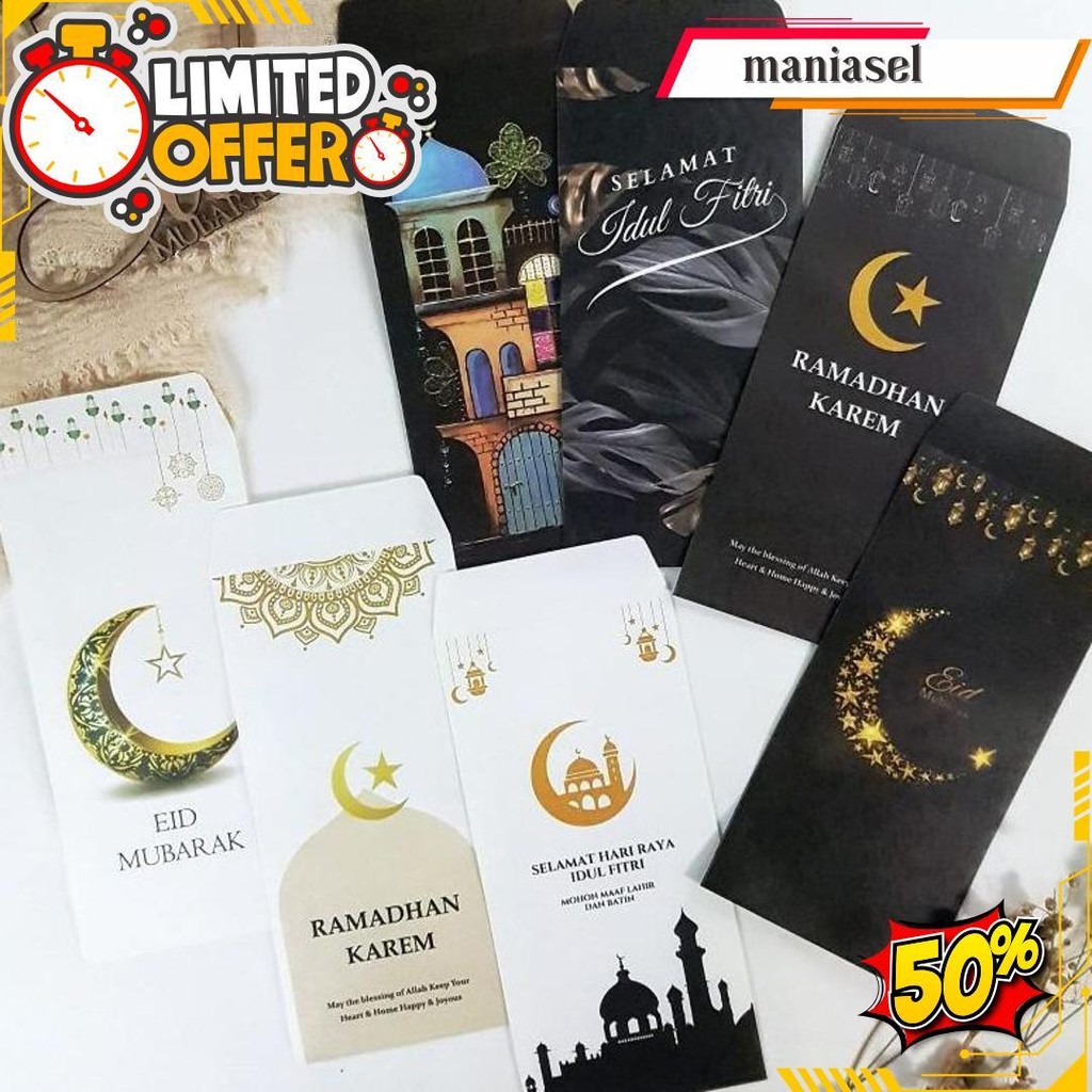 

(Isi 10 & 20 Pcs) Amplop Lebaran 2025 / Angpao Lebaran 2025 / Amplop Atau Angpao Lebaran 2025 / Amplop Lebaran Idul Fitri Terlaris