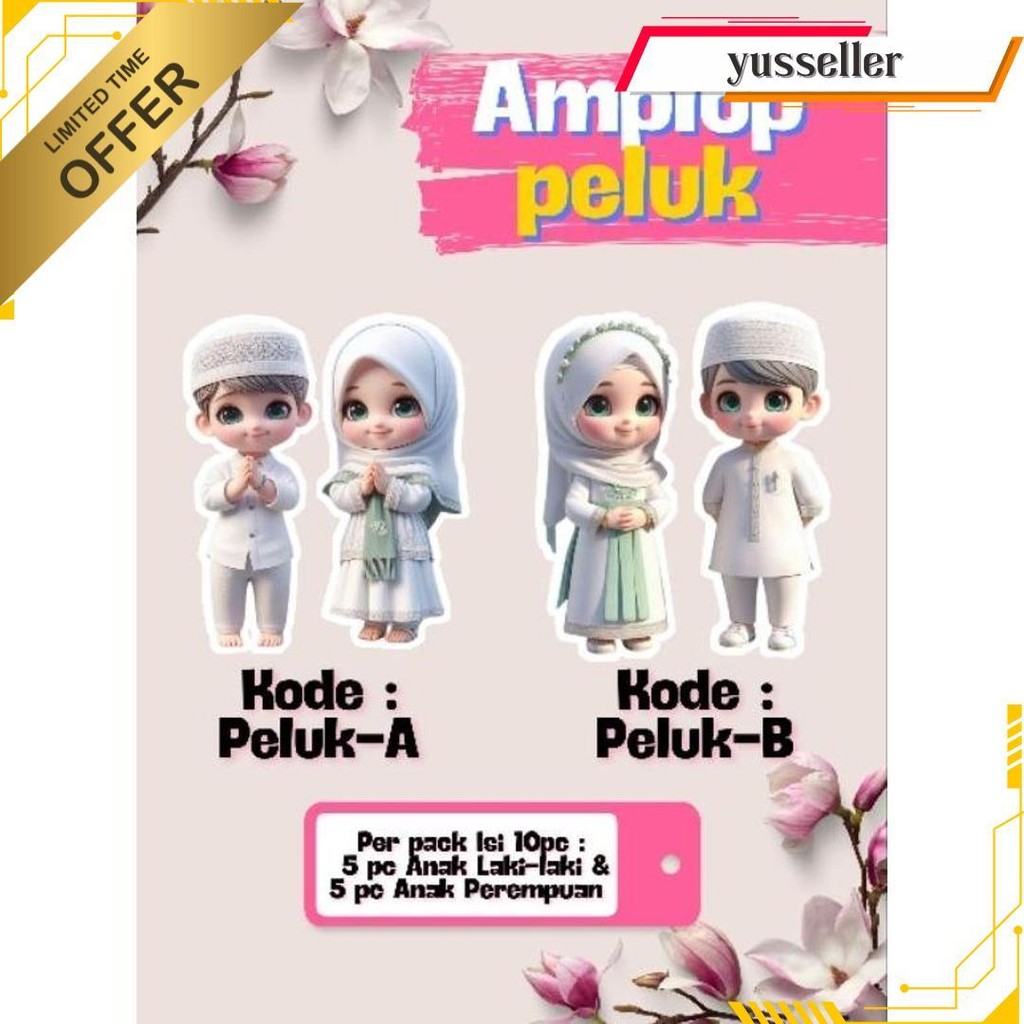 

Amplop Peluk Lebaran Isi 10Pc/Pack Bahan Ap 260Gr Siap Kirim