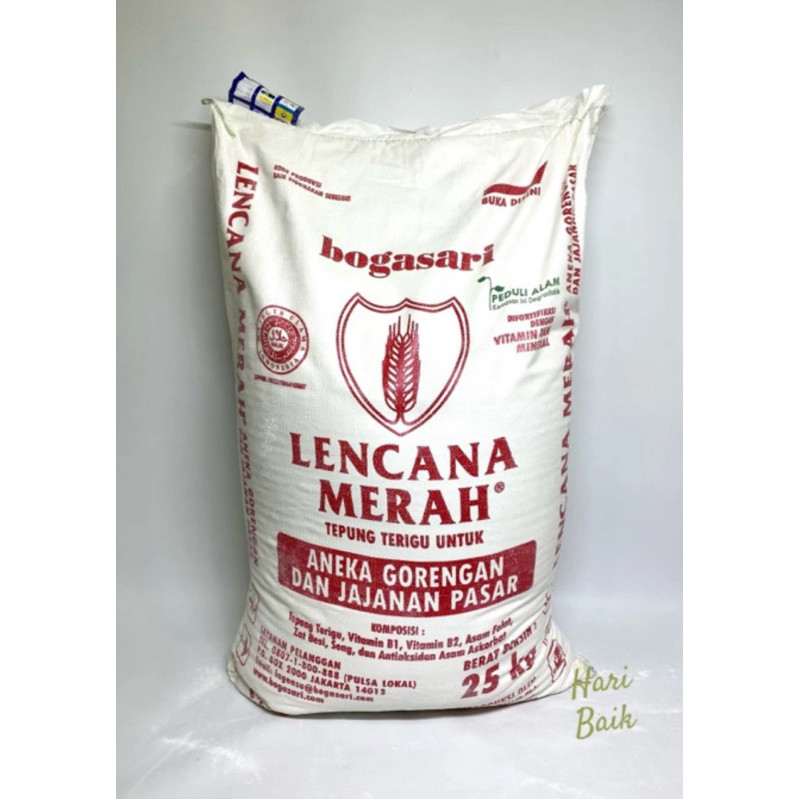 

Terigu Lencana Merah 25G (Intan Only)
