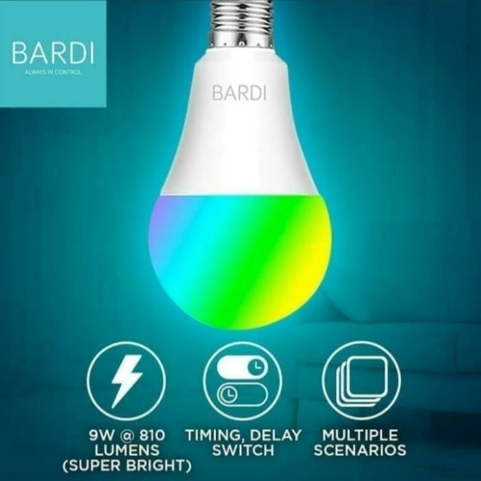 TERMURAH - bardi smart light bulb 9w