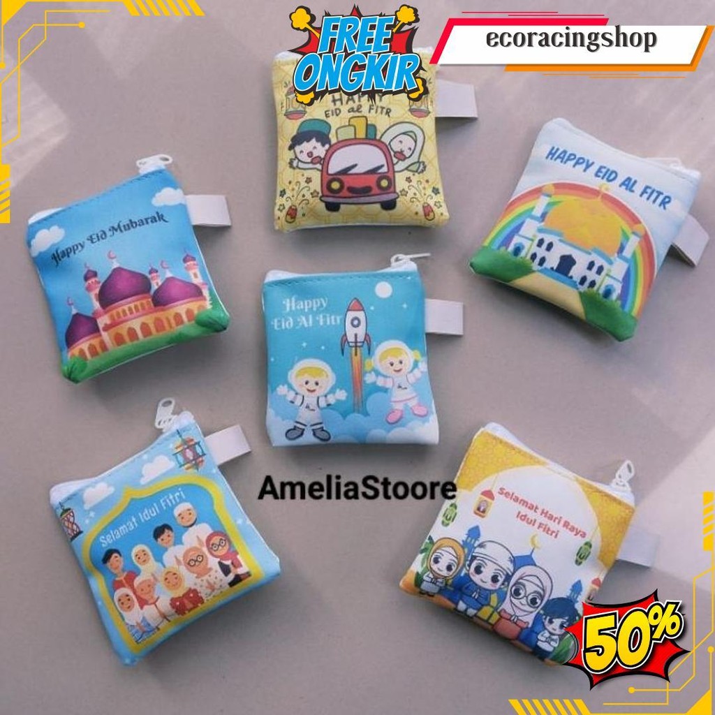 

( Dpt 12 Pcs ) Amplop Lebaran Angpao Lebaran Dompet Kotak Koin Lebaran Terlaris
