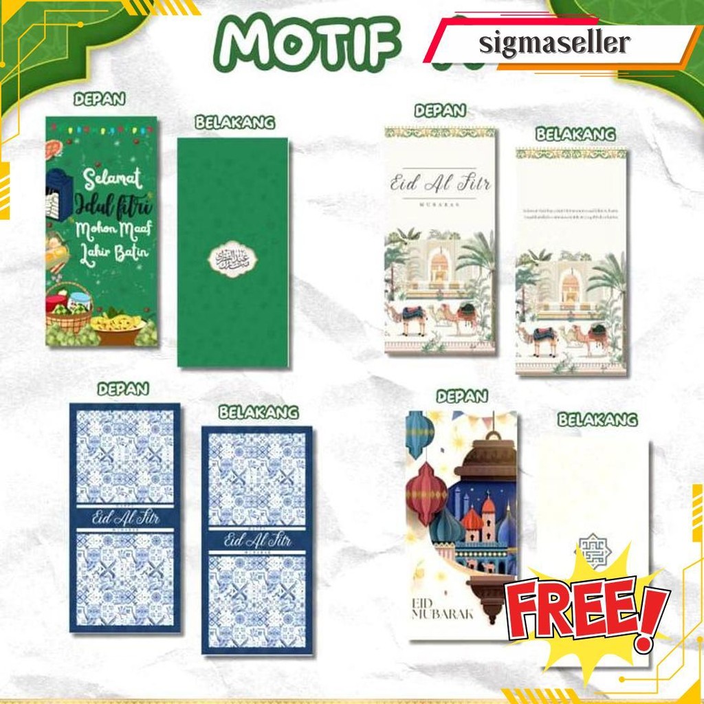 

Amplop Lebaran Exclusive Premium Super Tebal / Amplop Hari Raya / Angpao Lebaran Termurah Banget