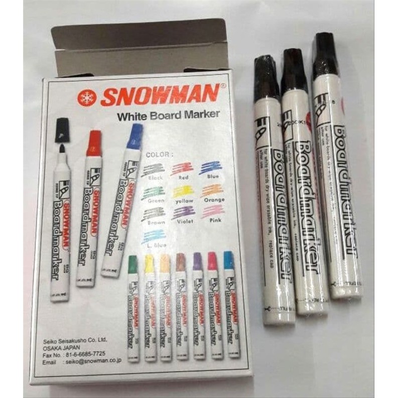 

Spidol SNOWMAN White Board BG-12 ( LSN )