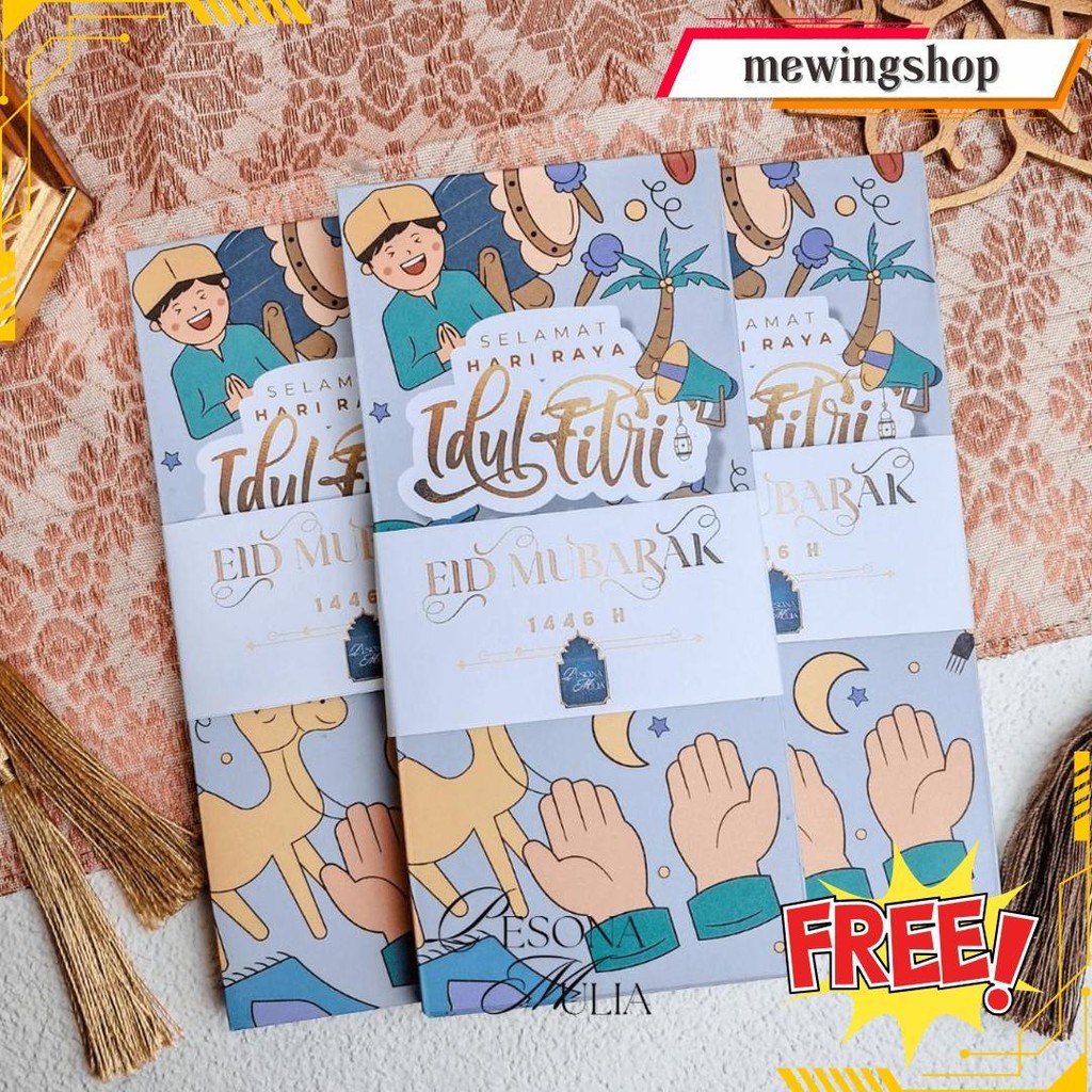 

[Isi 10] Amplop Lebaran 2025 Premium Asli Tebal Besar Uang Tanpa Dilipat Aster Tebal Angpau Thr Idul Fitri Original Produk