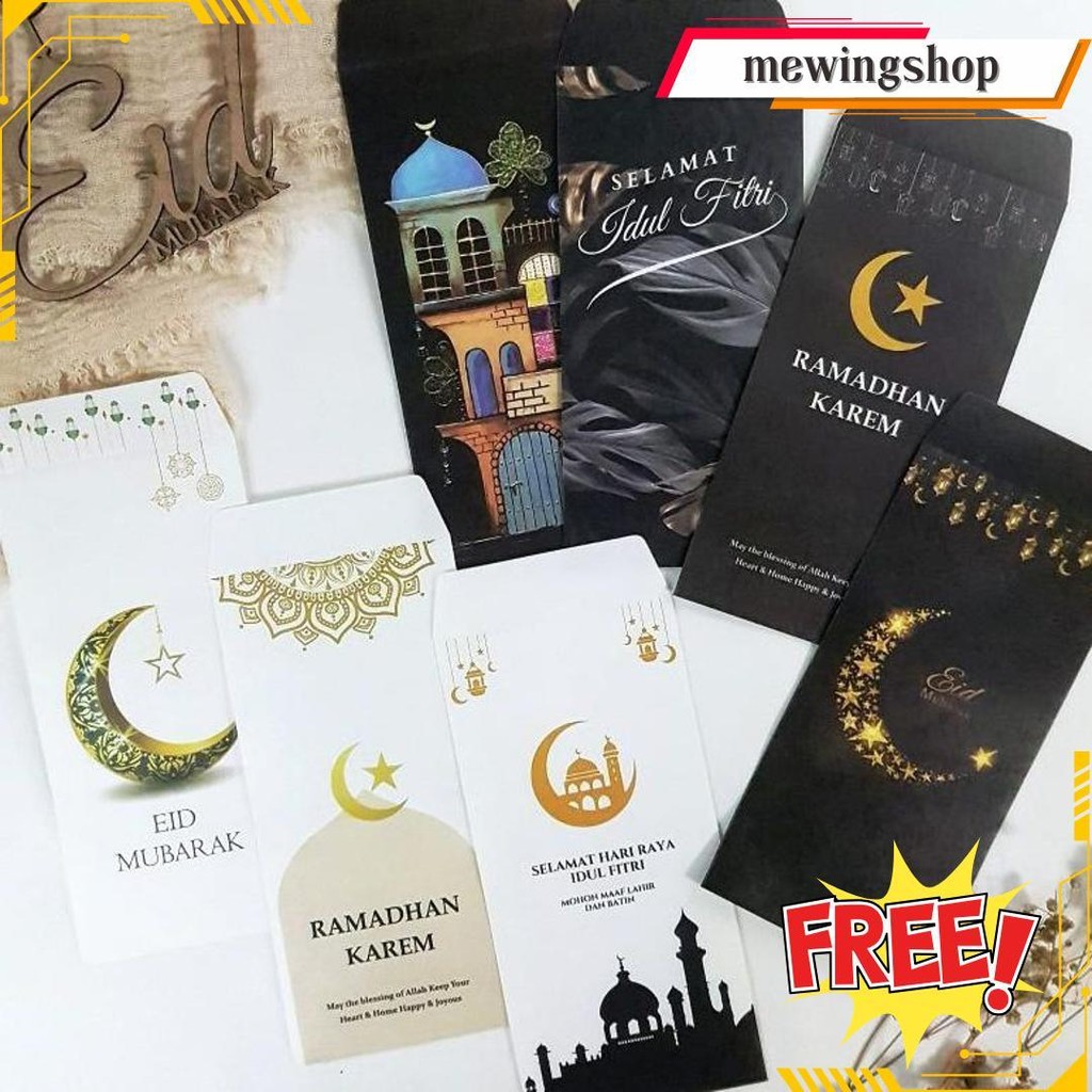 

(Isi 10,20,30,40,50) Amplop Lebaran 2025 / Angpao Lebaran 2025 / Amplop Atau Angpao Lebaran Idul Fitri / Amplop Lebaran Uang Tidak Ditekuk Cod