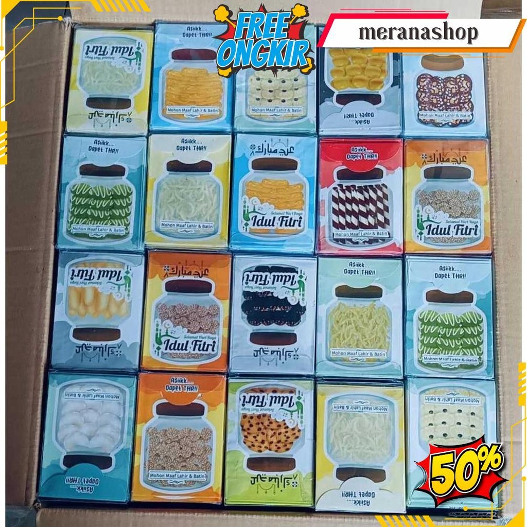 

(Per Box 50 Pcs)Amplop Lebaran Idul Fitri Karakter Lucu Dan Unik Isi 50 Pcs Per Box Bisa Cod