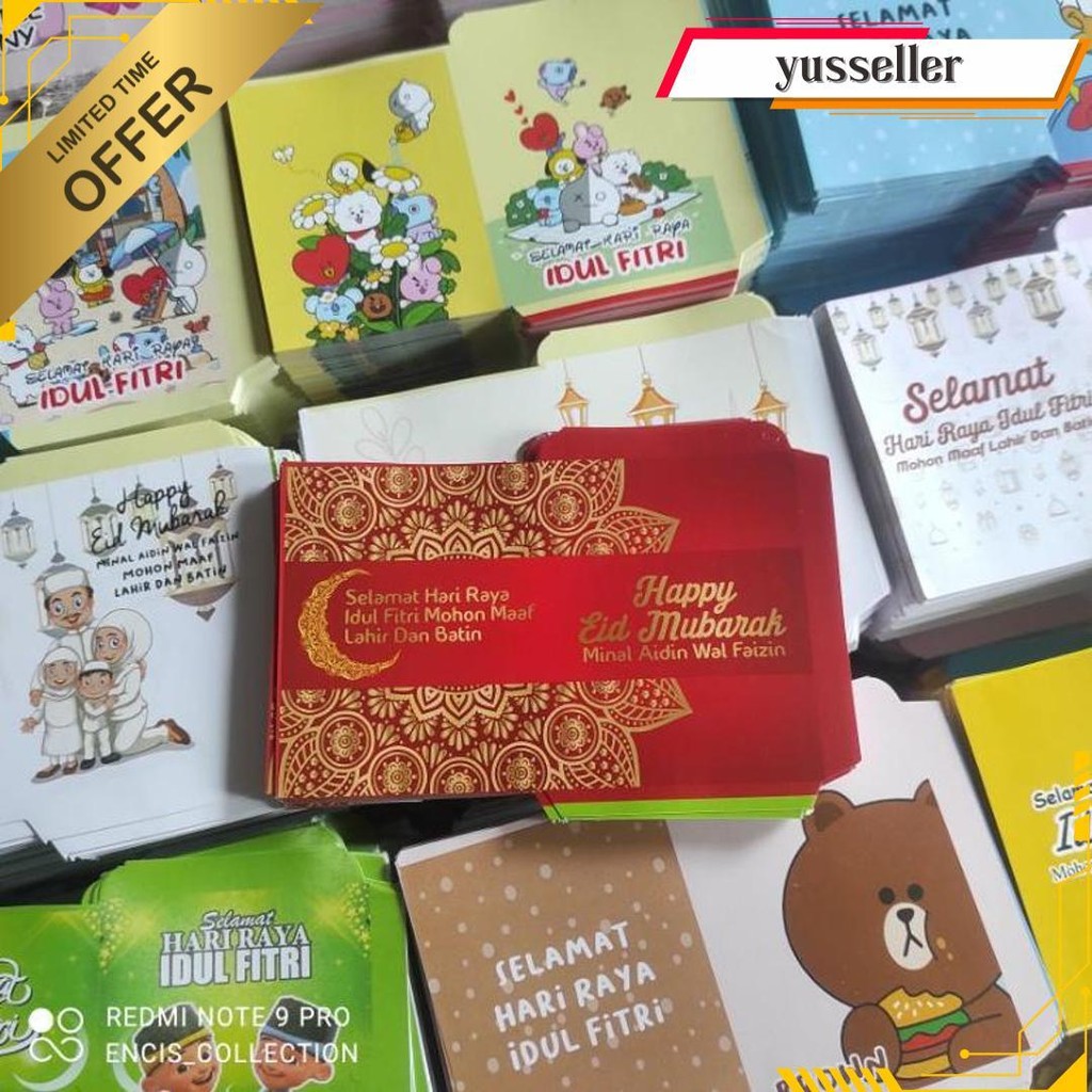 

Pilih Motif - 100 Lembar Amplop Mini Karakter Original Produk