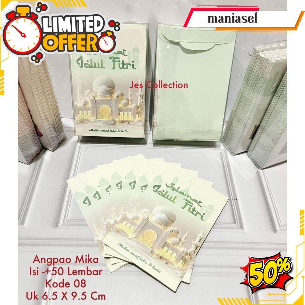 

Amplop Lebaran Idul Fitri (Isi 50 Lembar) Amplop Lebaran Karakter Lucu Termurah Banget