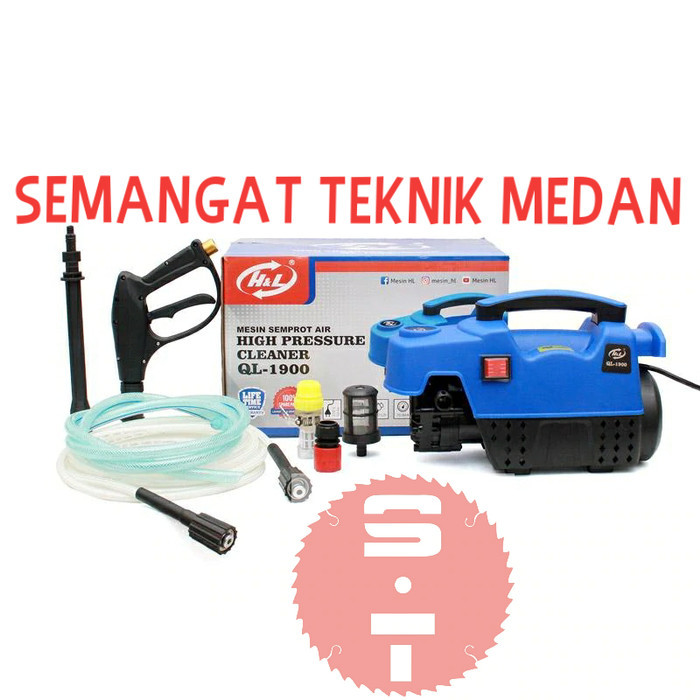 populer] QL-1900 MESIN STEAM CUCI MOBIL MOTOR JET CLEANER AC H&L QL - 1900