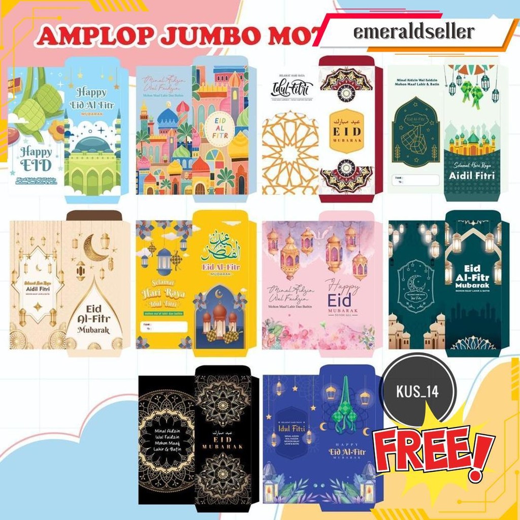 

Paket 50 Pcs Amplop Lebaran 2025 | Amplop Thr Murah Gratis Ongkir