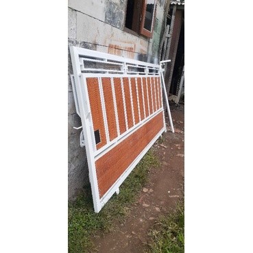 pagar minimalis pesanan ibu Lis taman Kebalen Bekasi.