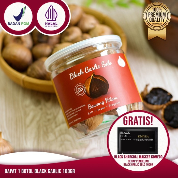 

TERLARIS PREMIUM JUMBO BLACK GARLIC TUNGGAL BLACK GARLIC LANANG HSD 100 GRAM MURAH!!! MURAH