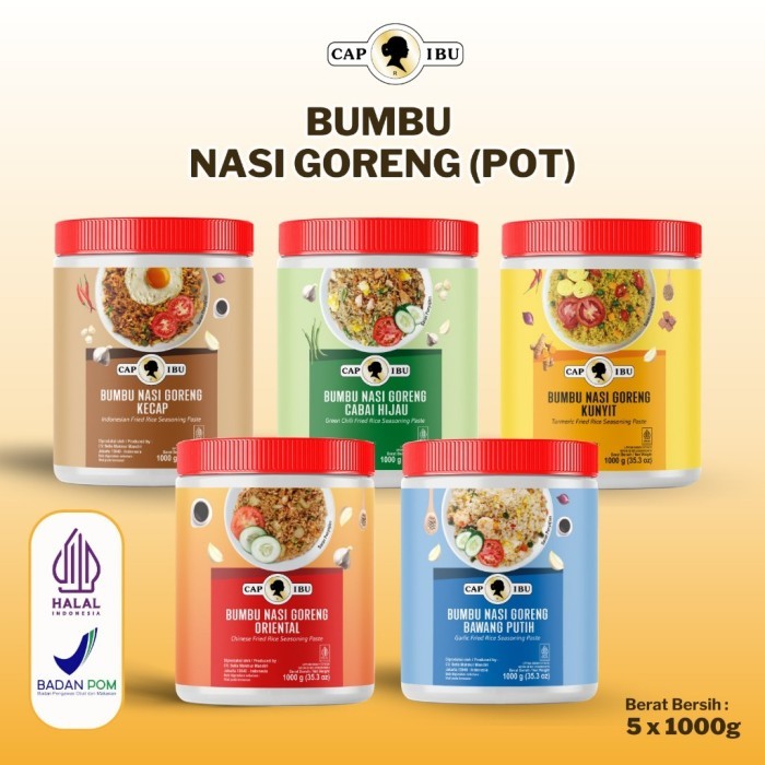 

TERLARIS CAP IBU BUMBU NASI GORENG KEMASAN POT MURAH!!! MURAH