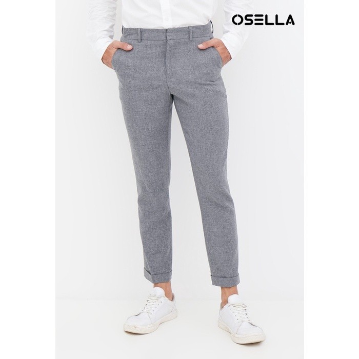 TERLARIS OSELLA - CELANA PANJANG PRIA WARNA GREY 2087200193 MURAH MURAH