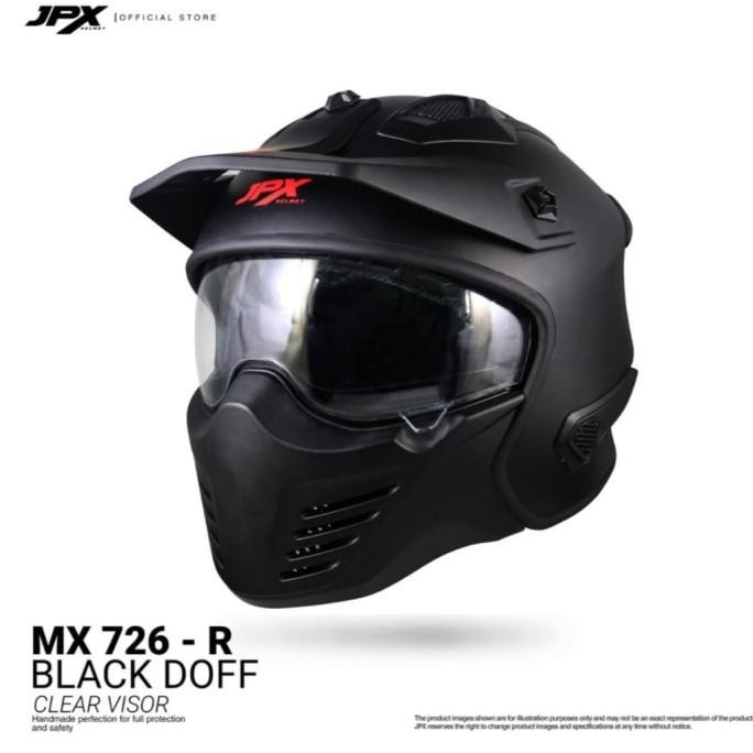 helm jpx mx 726 black dop