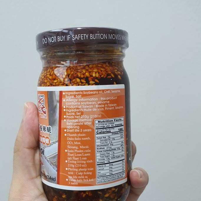 

lao ma ma crispy chili oil 210g vegetarian mirip lao gan ma GT
