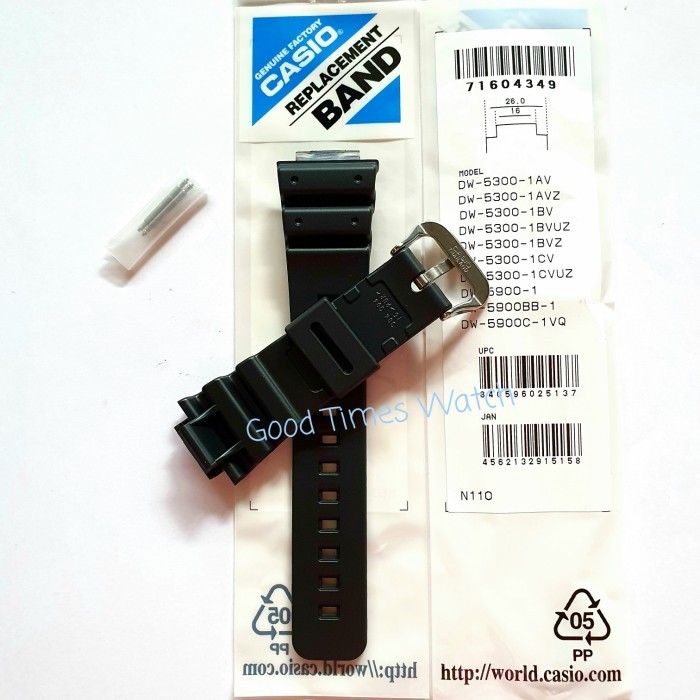 Strap G-Shock Dw 5300 Dw 6600 Dw 8700 G 6900 Gw B5600 Casio Original