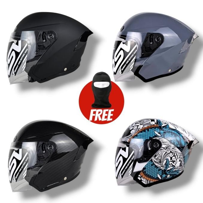 RSV WINDTAIL CARBON | HELM RSV NEW HALF FACE