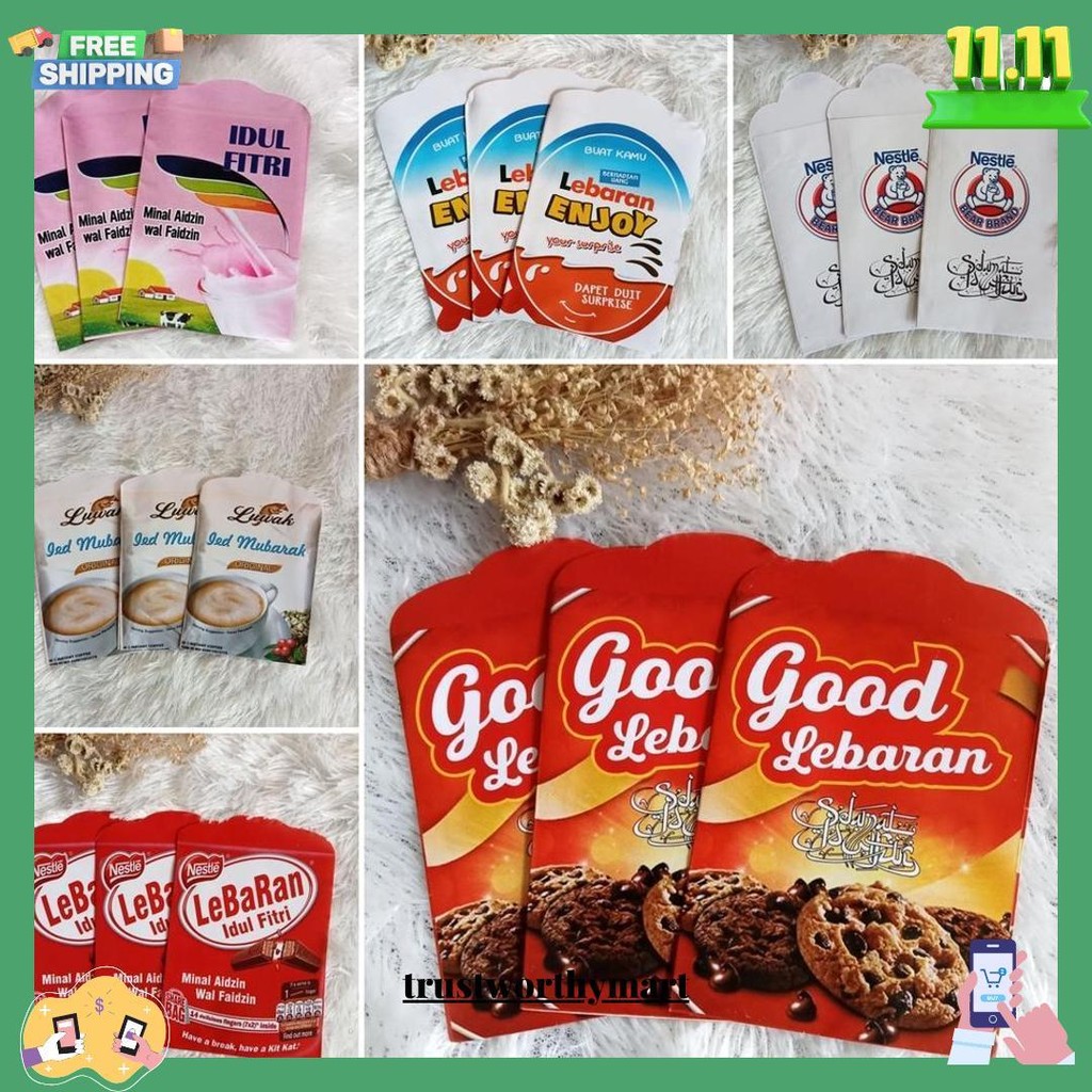 

Amplop Lebaran Snack Thr Viral Idul Fitri Angpao Lucu Ampao Marketplace Kekinian Terbaru Terlaris Murah 2023 Ukuran Medium Premium Quality Gemoy Kartun Viral Cod