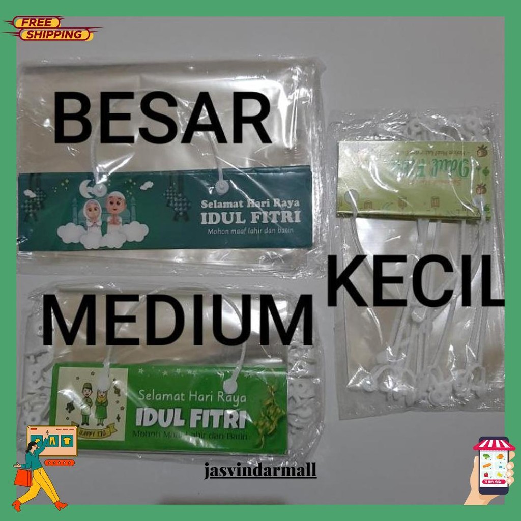 

Tas Snack Lebaran Plastik Thr Amplop Lebaran Pernik Idul Fitri Original Produk
