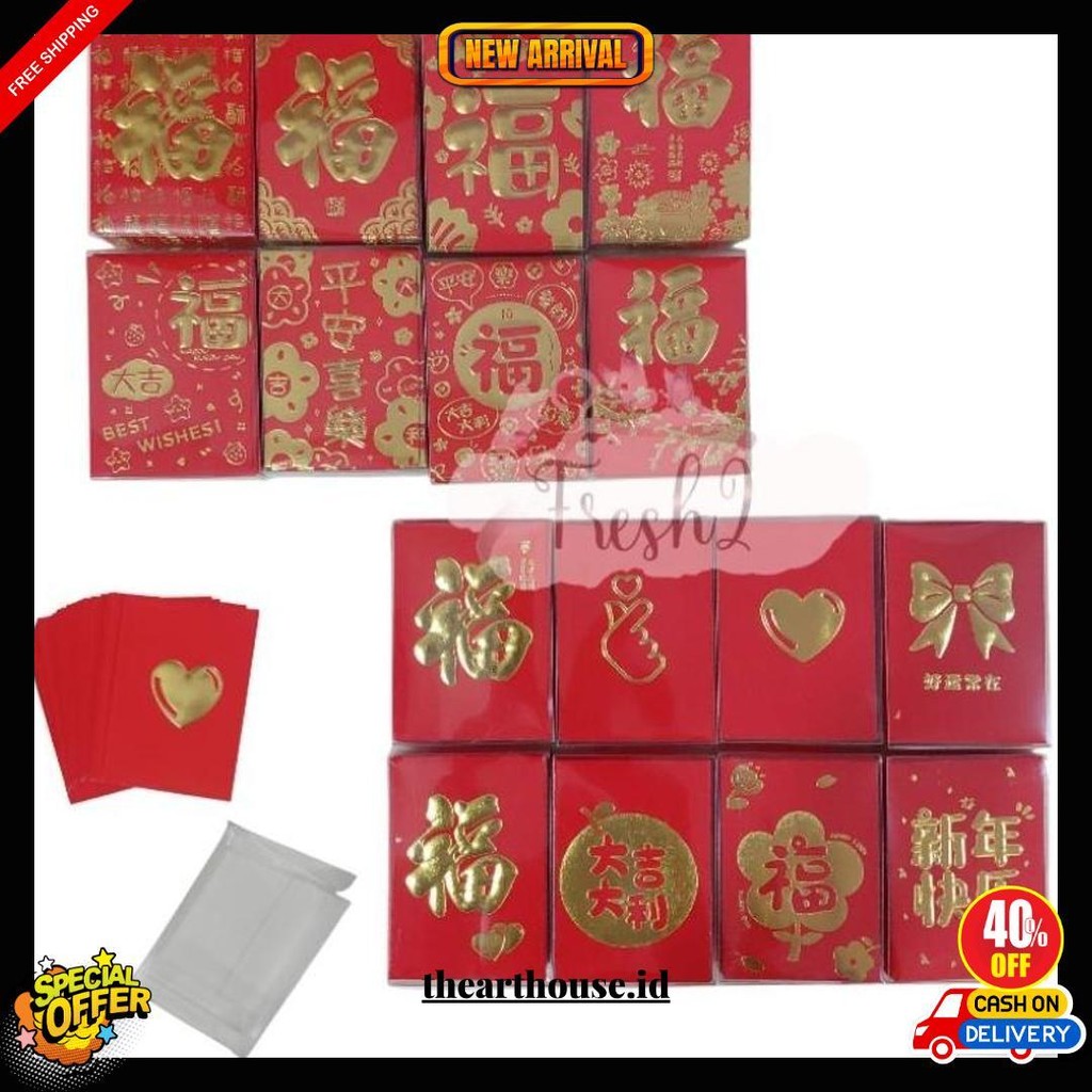 

Angpao Imlek Isi 30 Pcs Umum Ukuran Mini / Angpao Imlek 2025 Original Produk