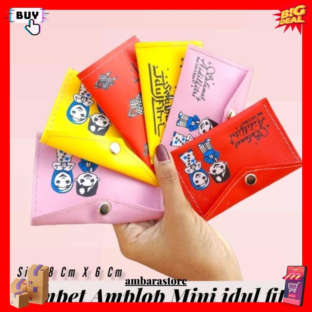 

[ 12 Pcs ]Mini Dompet Amplop Lebaran 2023/Idul Fitri 2023(Dapat 12Pcs) Bisa Cod
