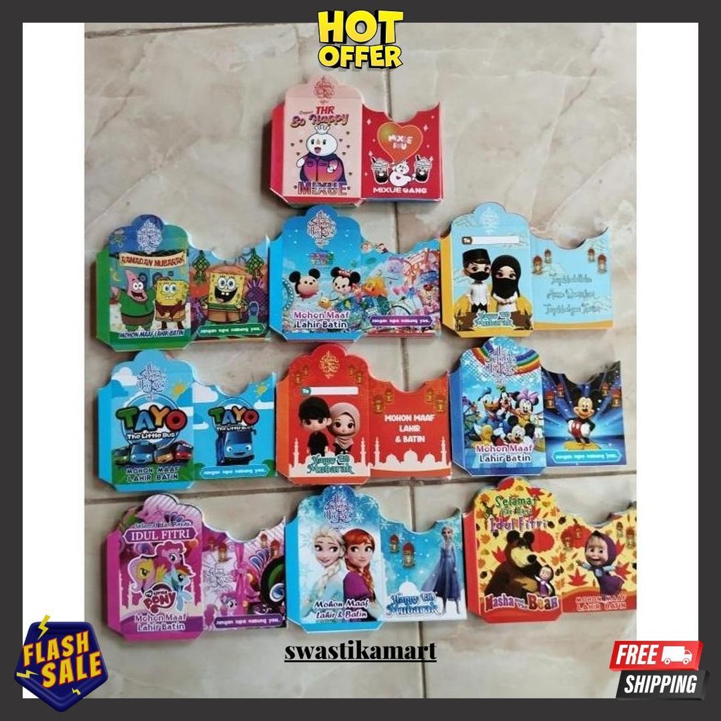 

Amplop Lebaran 100 Lembar Free Plastik Original Produk