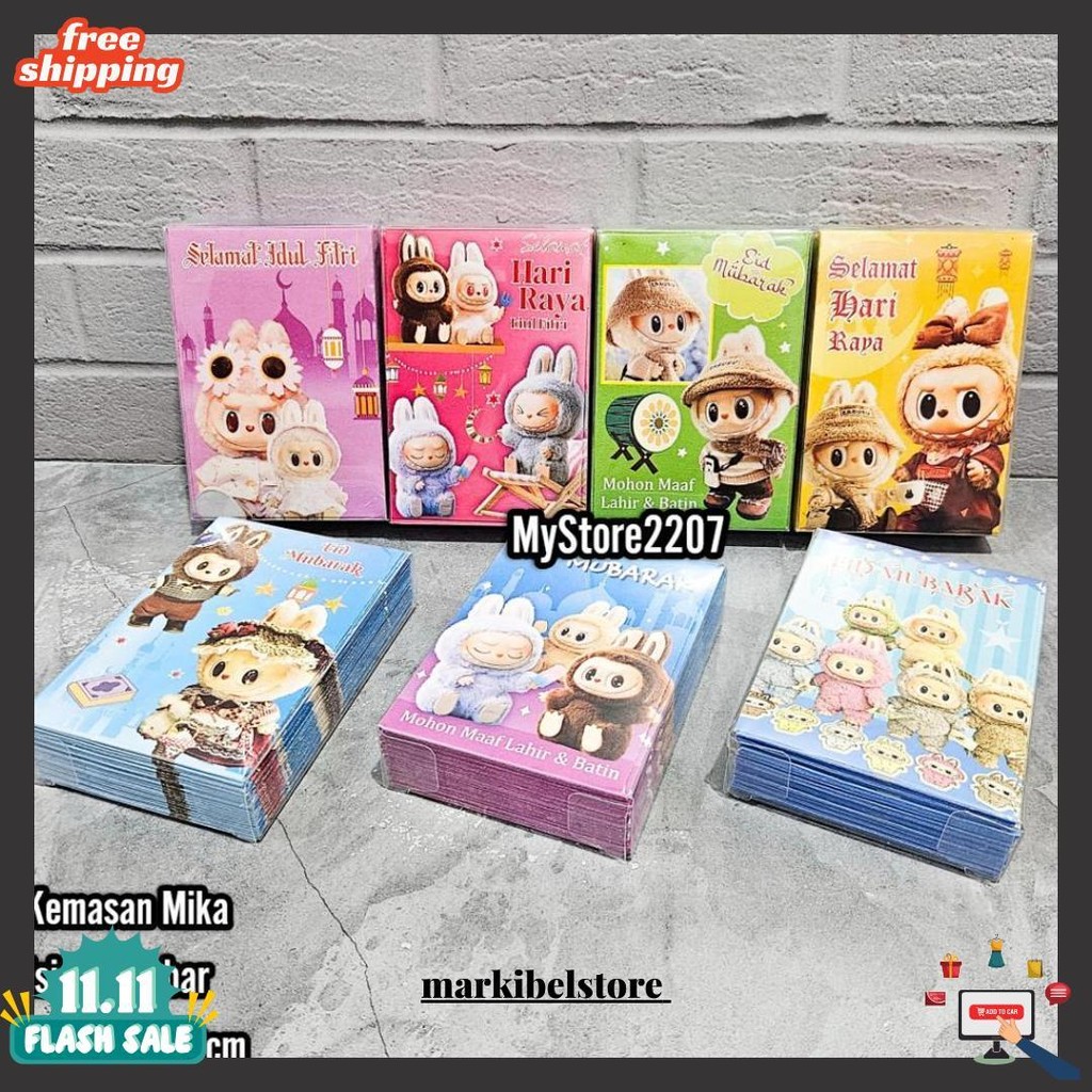 

(Mika Isi 50) Grosir Amplop Lebaran Hari Raya Idul Fitri Ramadhan Motif Labubu Lucu Isi 50 Gratis Ongkir