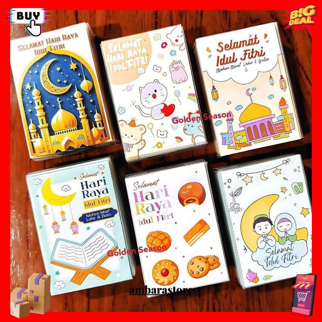 

Amplop Lebaran Idul Fitri (Isi 50 Lembar) Amplop Karakter Angpao Lucu Gratis Ongkir