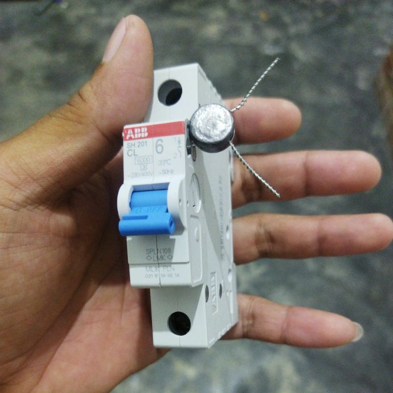 MCB Modif 6A 1300 Watt Gratis Segel Modifikasi Anti Jeglek