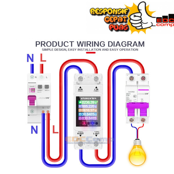 Smart life Tuya Din Rail MCB 3 Phase 1 Phase ELCB remote Control kWh Meter Watt Meter Digital WiFi