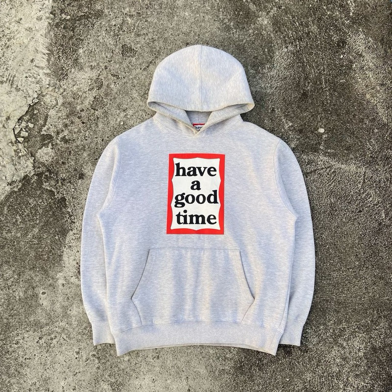 Trending Saat Ini  Hoddie Have A Good Time Black And Grey Full Tag