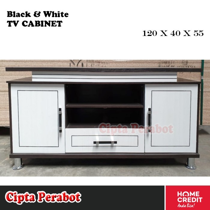 Meja Tv Putih Minimalis