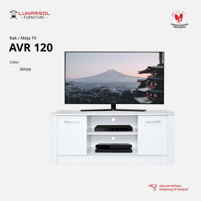 Lunarsol Avr 120 Rak Tv Meja Tv 43 Inch