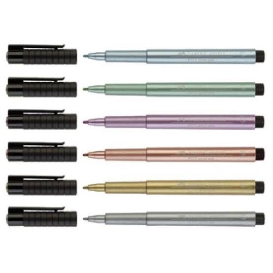 

TERBARU! Faber-Castell Pitt Artist Pen Metalic Satuan