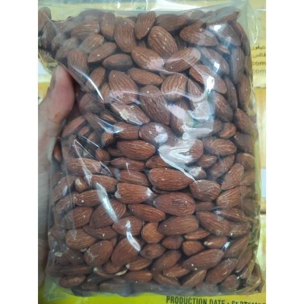 

terbaru !!! kacang almond panggang premium 500gr (roasted) kacang almond kupas panggang/roasted