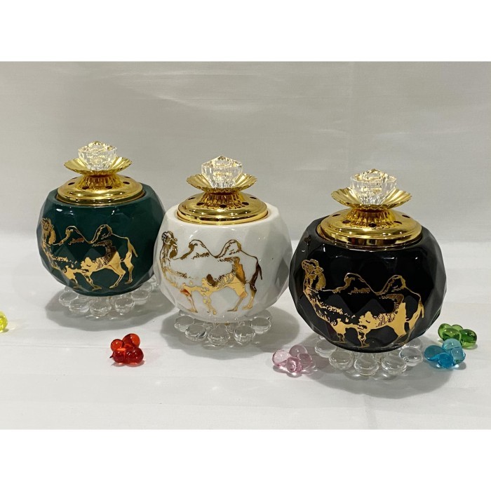 Tempat Bakar Dupa Mabkharah Keramik Arab Model Unta