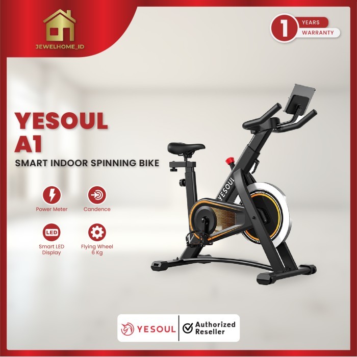 TERBARU Yesoul A1 Smart Indoor Spinning Bike Sepeda Statis Gym PROMO