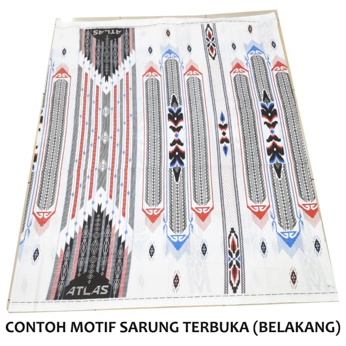 Kosanshoop Eceran Sarung Atlas Idaman Harmoni Motif Bhs Mpm Khusus Putih