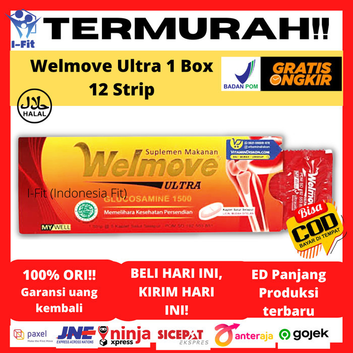 TERLARIS Welmove Ultra Box isi 12 Strip Suplemen dan Obat Nyeri Radang Sendi