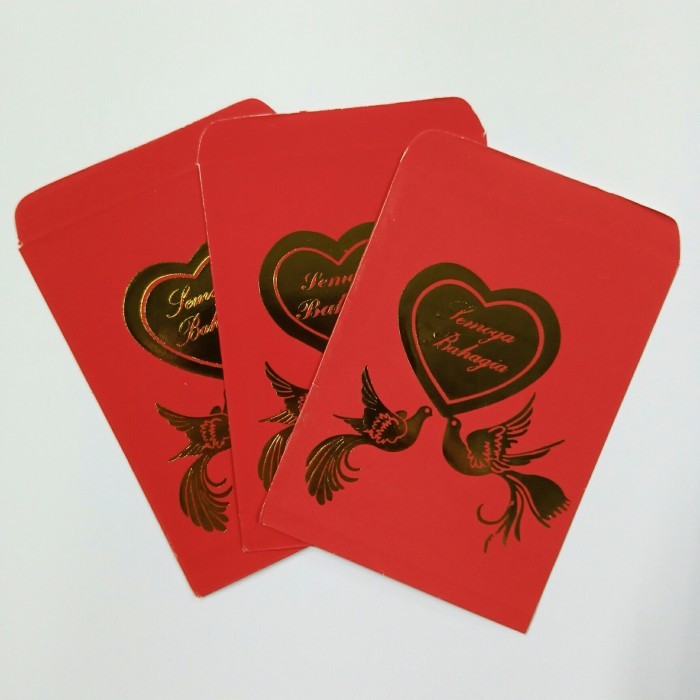 

Angpau Wedding Isi 10 / Angpau Merah Isi 10 / Amplop Wedding / Nikah