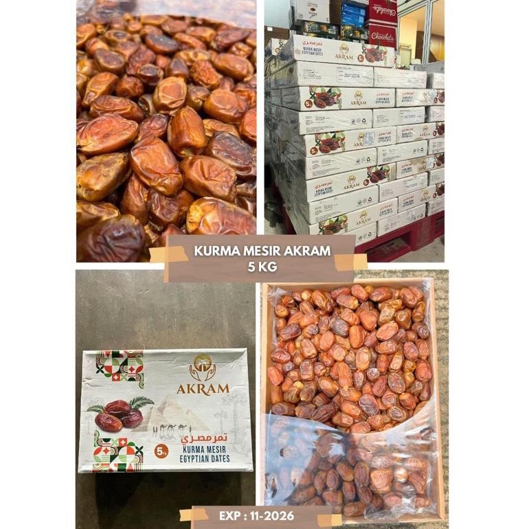 

KURMA MESIR 10KG AKRAM KURMA MESIR SAAD 10KG BEST QUALITY