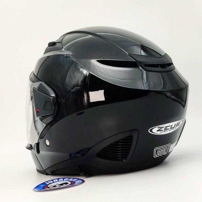 ZEUS ZS611C - BLACK Z611C HELM MODULAR